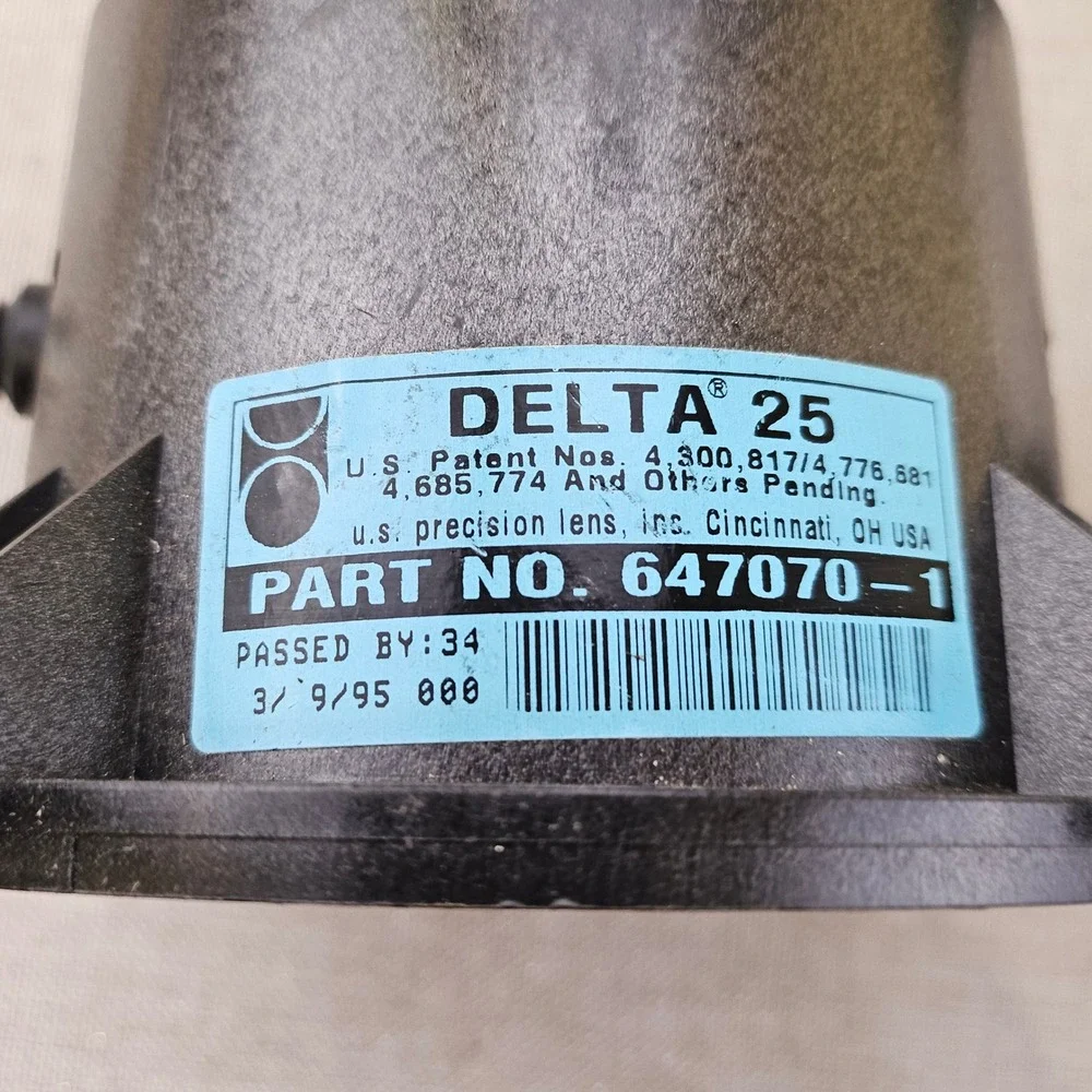 Delta 25 Lens Part No 647070 1 U S Precision‎ Lens Cincinnati OH